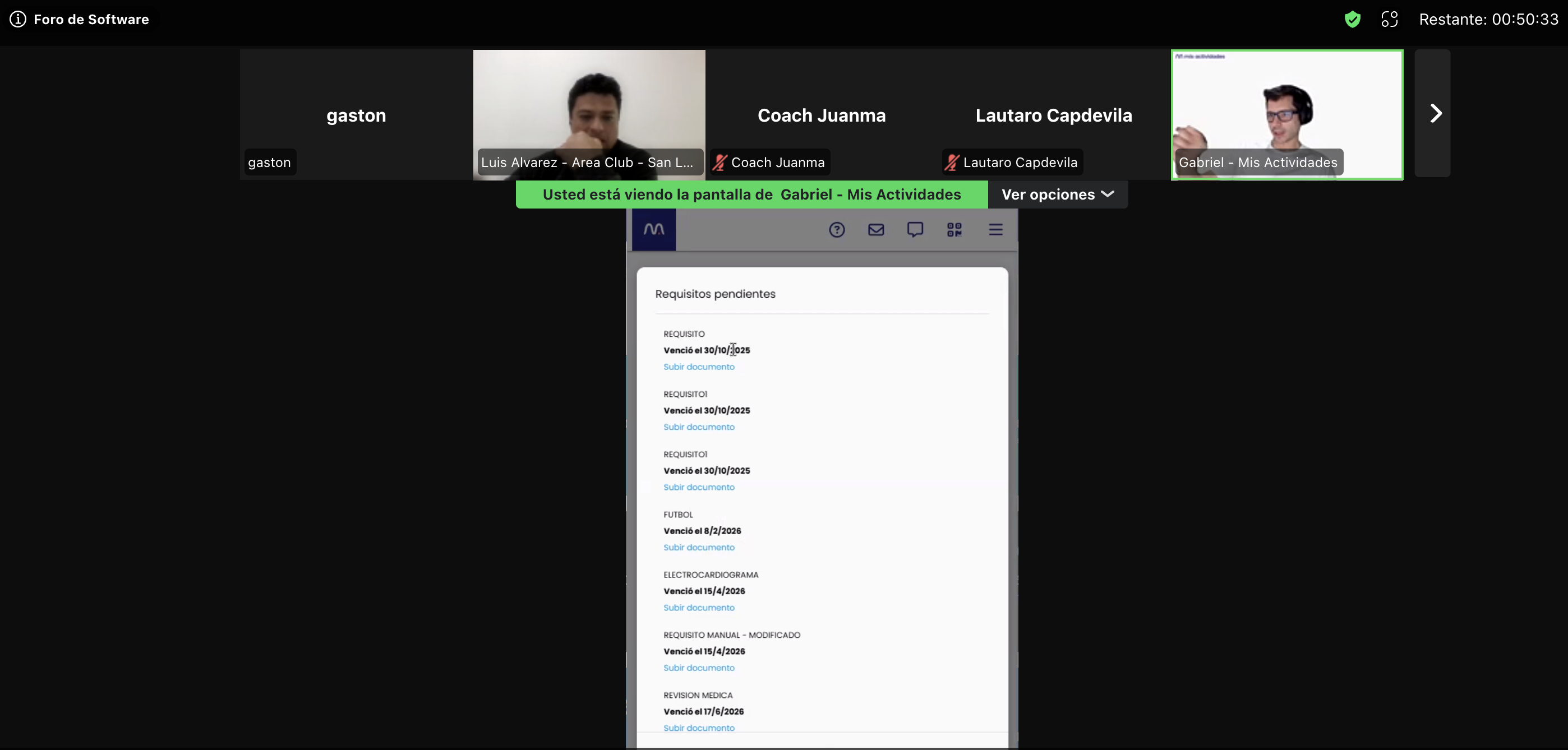 Mis Actividades participó del Foro Online de Tecnología de Mercado Fitness
